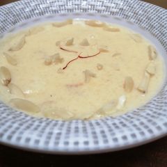 A picture of Rice pudding#creativericerecipe.