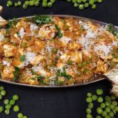 A picture of Peas-paneer-Cheese Korma.