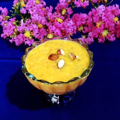 A picture of Mango Sabudana Kheer.