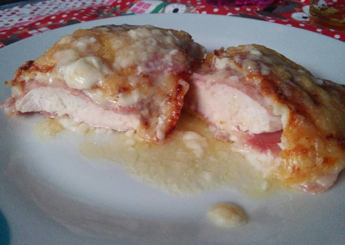 Pastel de pollo y bacon