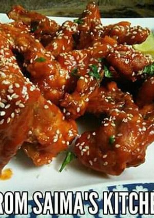 A picture of Spicy tang chicken wings #ramadankitayari.