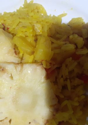 A picture of Pineapple Rice.