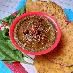 A picture of Sarson Ka Saag.
