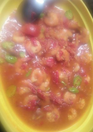 Foto resep Sambal goreng udang pete ala dapur madaf