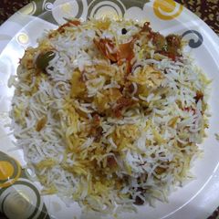 A picture of Paneer biryani.
