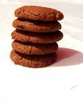 Brown Rice Flour And Oats Chocolate Cookies