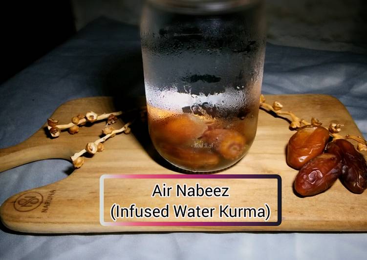 Cara ramu Infused Water Kurma (Air Nabezz)  yang Menggugah Selera