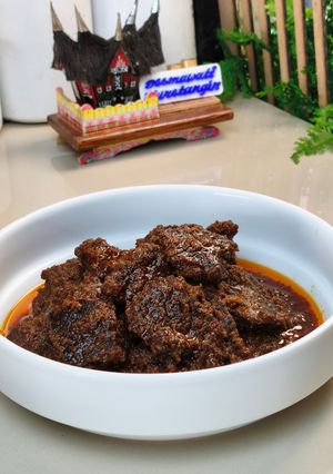 Foto resep Rendang Daging Bumbu Instan