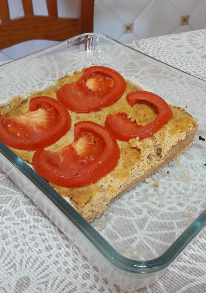 Una foto de Quiche de tofu y boniato sin gluten y vegana🥧