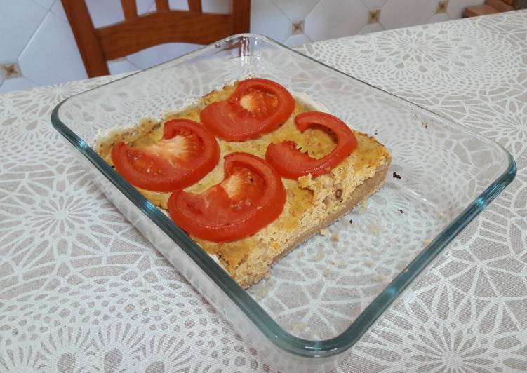 Quiche de tofu y boniato sin gluten y vegana
🥧