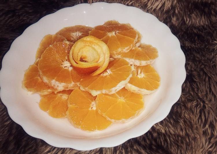 برتقال منكه بماء الزهر