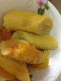 Ripe plantain with palmoil