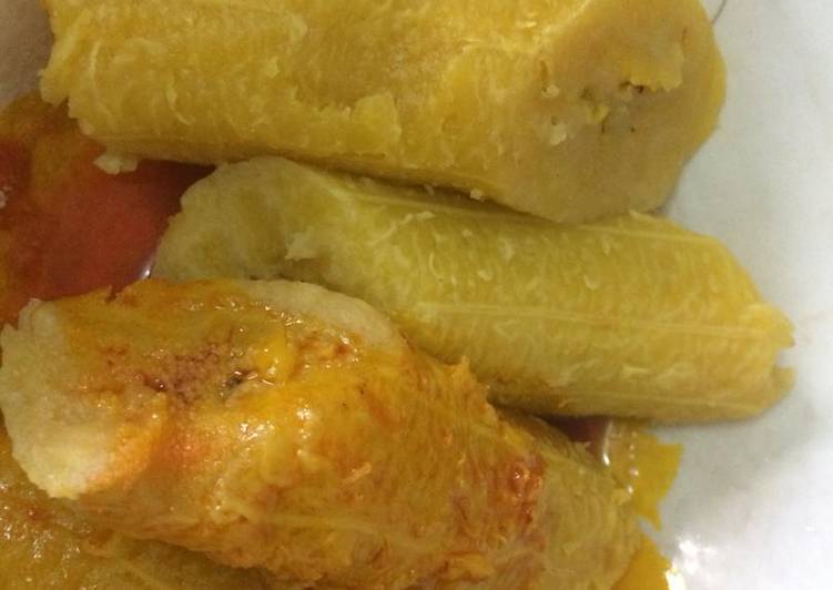 Simple Way to Make Super Quick Homemade Ripe plantain with palmoil