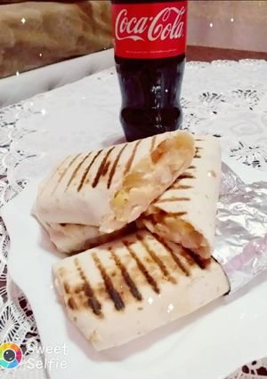 صورة لوصفة طاكوس منزلي بالسكالوب ولا أروع 🌯🥤😋
