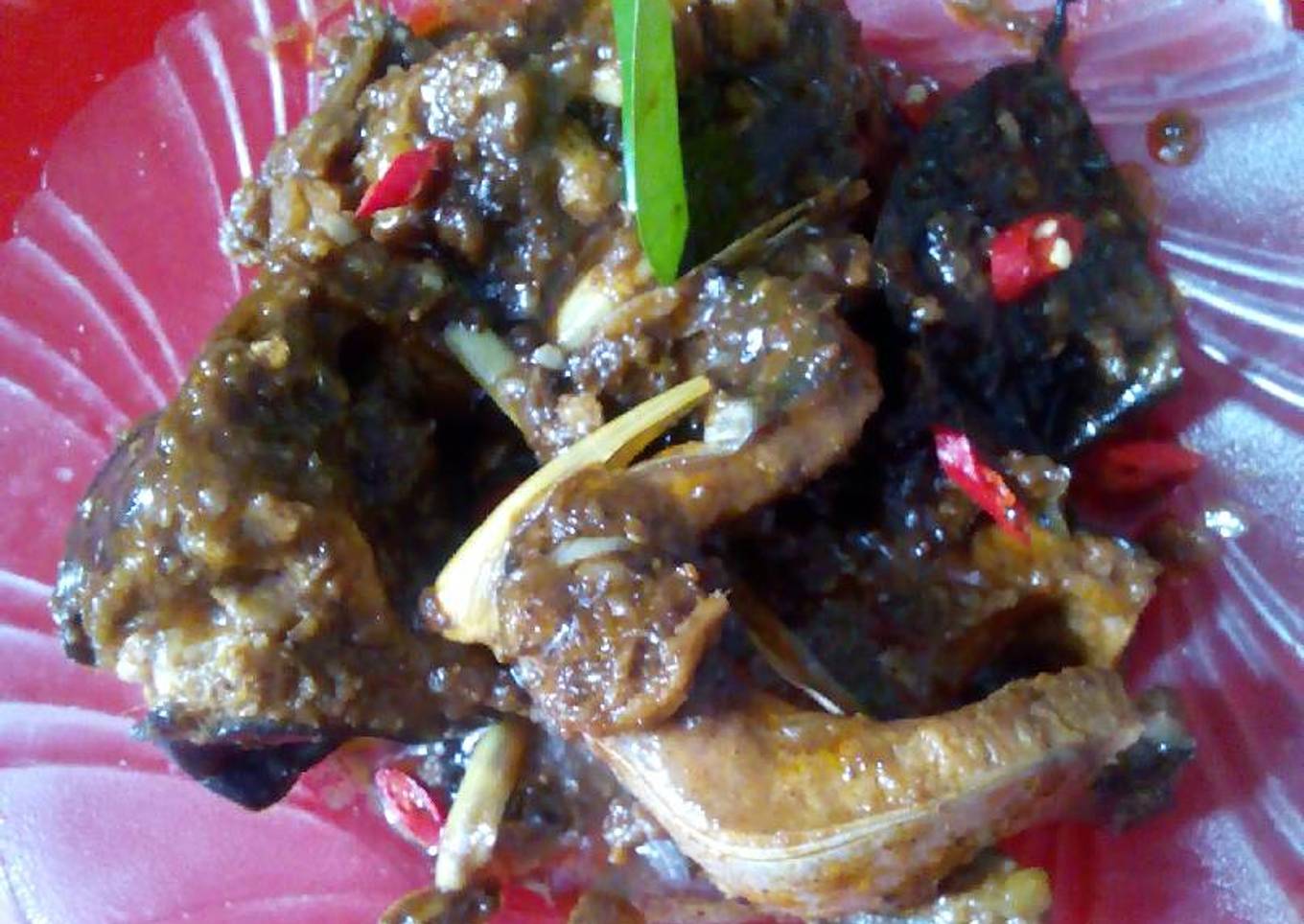 Rendang ikan fatin ala mom farra