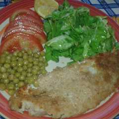 Una foto de Ensalada con merluza