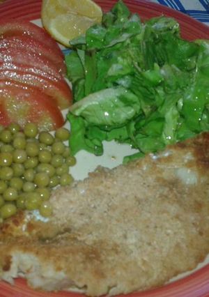 Una foto de Ensalada con merluza