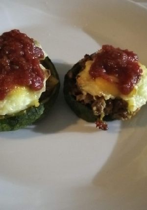 Una foto de Zapallitos rellenos