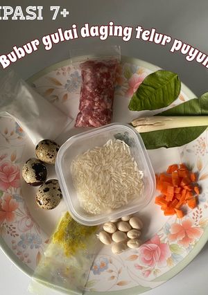 Foto resep MPASI 7+ bubur gulai daging