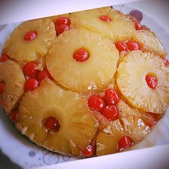 A picture of Pineapple upside down cake.