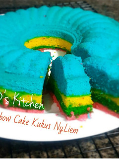 Foto resep Rainbow Cake Kukus Ny. Liem