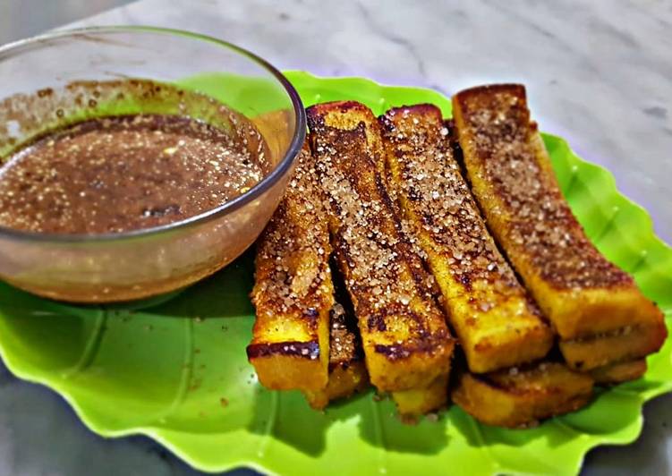Bagaimana Membuat French Toast With Choco Dips yang Enak Banget