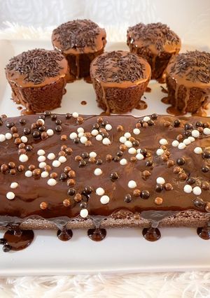 Une photo de Gâteau ou cupcakes au chocolat. Une recette, des combinaisons illimitées