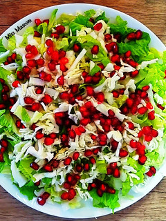 عکسی از دستور سالاد انار
