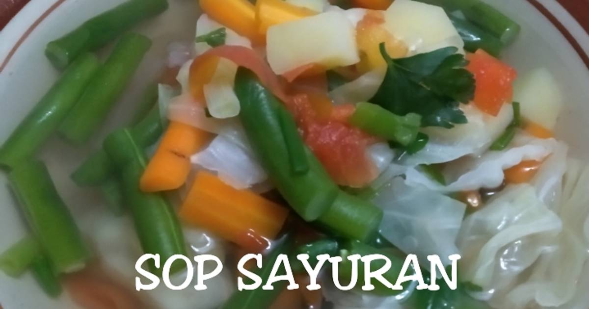 Resep Sup Sayuran Oleh Naraya Cookpad