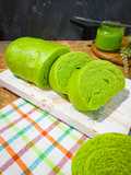 Roti Kukus Pontianak Pandan