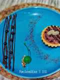 Pie Ubi Ungu (food plating dengan aneka topping)