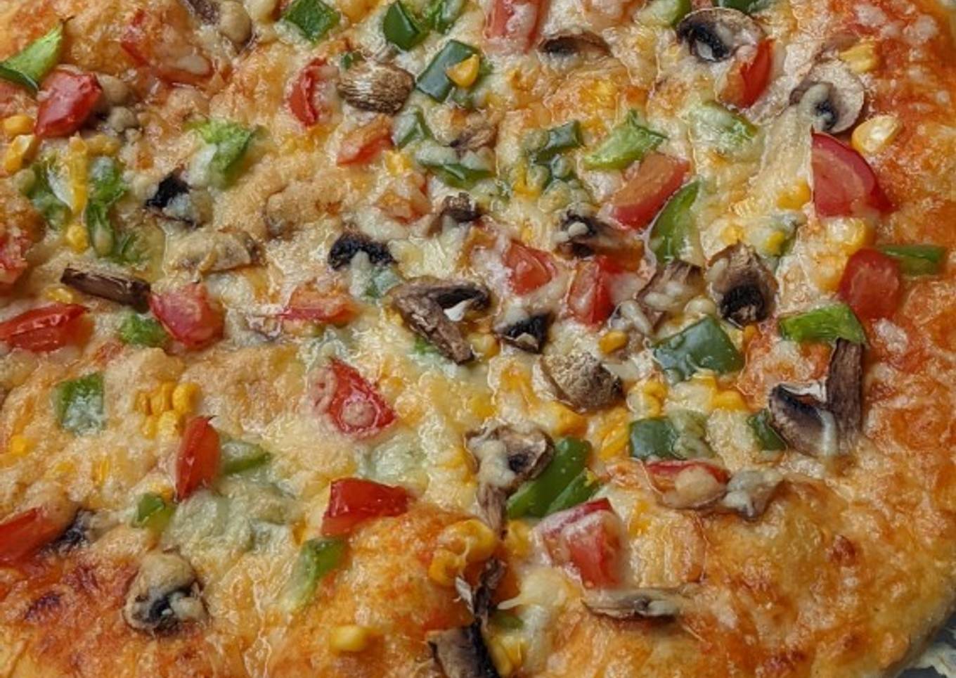 Homemade Vegetable Pizza