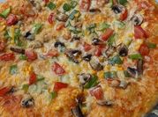 A picture of corn flour pizza