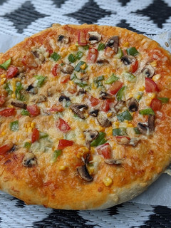 A picture of Homemade Vegetable Pizza.