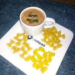 A picture of Chicken veg soup.