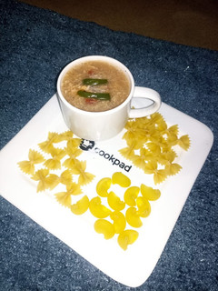 A picture of Chicken veg soup.