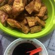 Tahu tempe goreng rempah with sambal kicap
