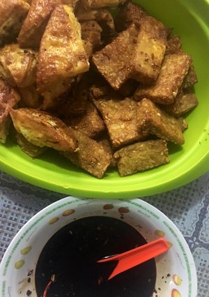 Foto resep Tahu tempe goreng rempah with sambal kicap