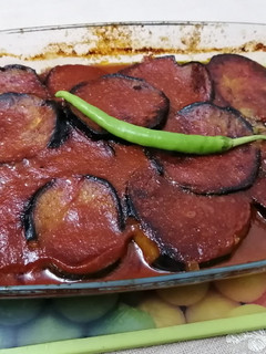 صورة لوصفة مسقعه باللحمه المفرومه