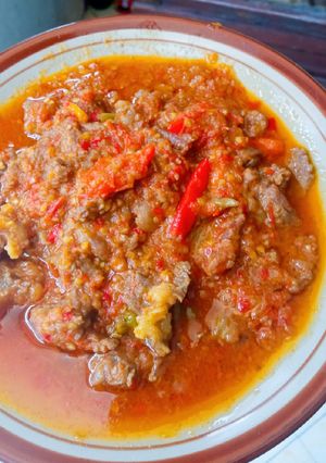 Foto resep Oseng mercon tetelan sapi