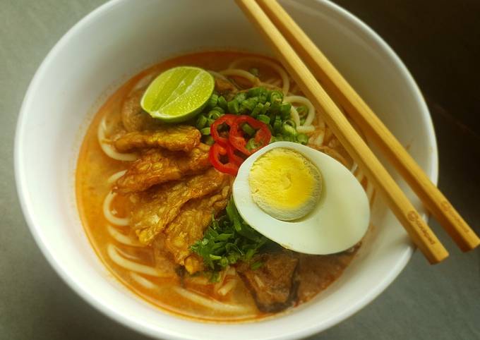Easiest Way to Prepare Appetizing Laksa Johor from leftover