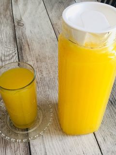 صورة لوصفة عصير برتقال وليمون 🍊🍋