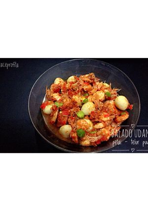 Foto resep Balado Udang Petai Telur Puyuh