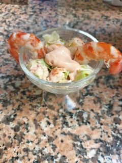Una foto de Cóctel de mariscos