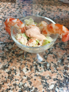 Una foto de Cóctel de mariscos