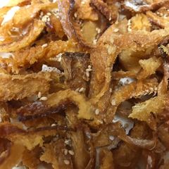 A picture of Fried Korean Dried Pollack.