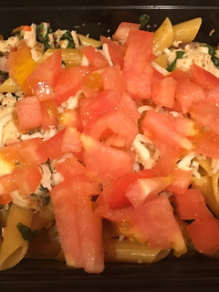 A picture of Chicken bacon ranch pasta.