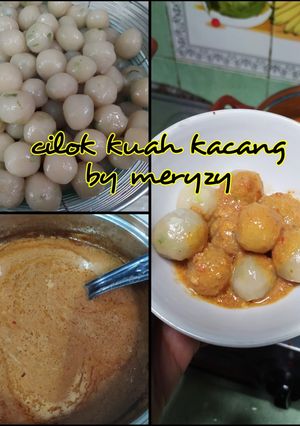 Foto resep Cilok Kuah Kacang
