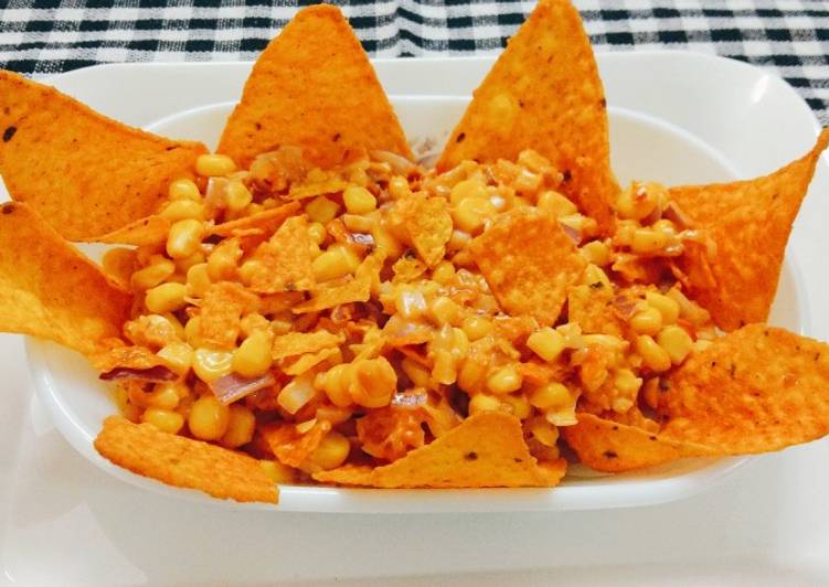 Steps to Make Any-night-of-the-week Nachos Corn Chat