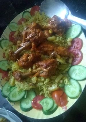 A picture of Chicken Mandi.